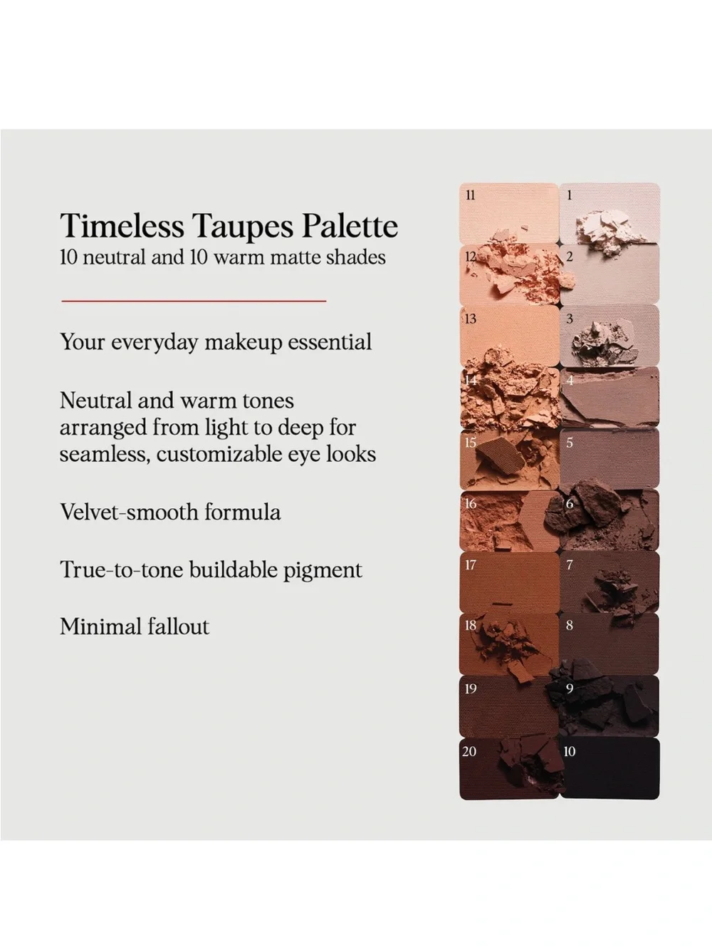 Hung Vanngo Limited Edition Neutral Eyeshadow Palette - 20 Shade Daily Wear